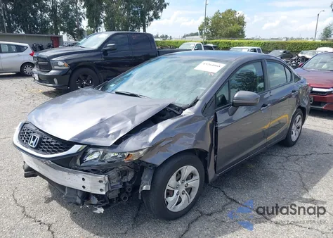 2015 Honda Civic Lx from USA, damaged, VIN 19XFB2F50FE245934